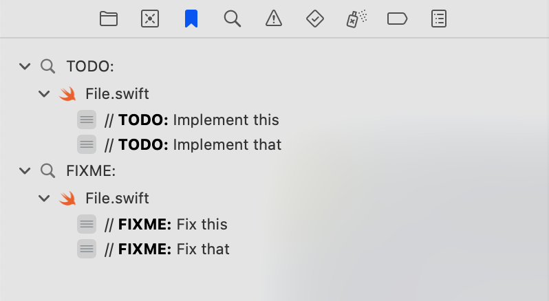 Xcode 15 Bookmarks