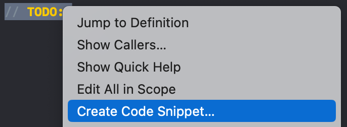 Create Code Snipper